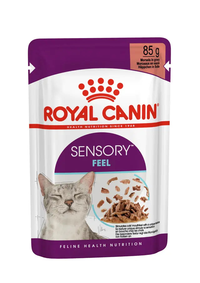 ROYAL CANIN SENSORY™ FEEL Morsels in Gravy - Wet Food for Adult Cats 12x85g