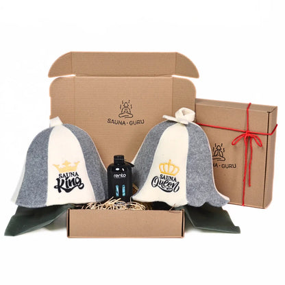Sauna Royalty Gift Box wrapped like a present