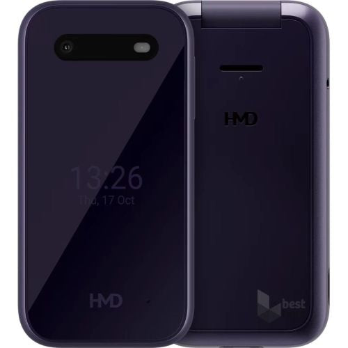 HMD (Nokia) 2660 Flip 4G dviejų SIM, violetinė spalva