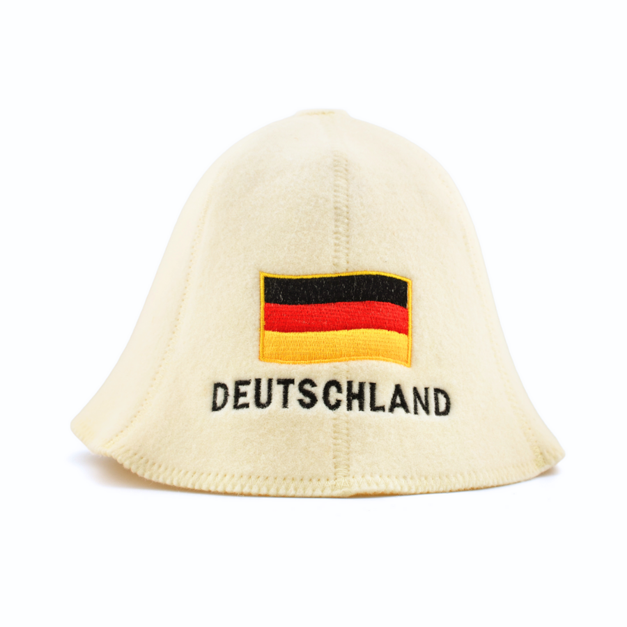 Sauna Hat ‘FLAGS’, 100% Wool