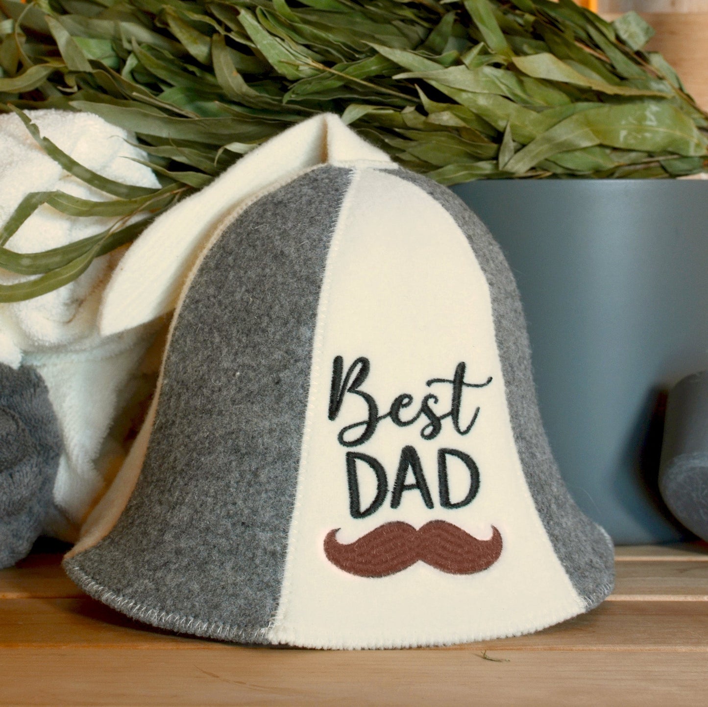 Best Dad Wool Sauna Hat | Premium Sauna Gift