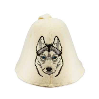 Czapka do sauny 'Husky' 100% wełna