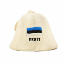 Sauna Hat ‘FLAGS’, 100% Wool