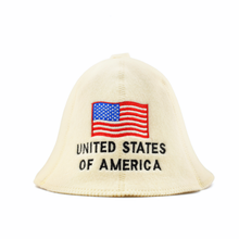 Sauna Hat ‘FLAGS’, 100% Wool