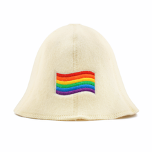 Sauna Hat ‘FLAGS’, 100% Wool