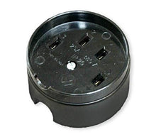 LIREGUS three-phase socket, black