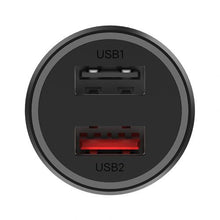 Xiaomi Mi automobilinis įkroviklis 37 W Dual USB GDS4147GL, juoda spalva