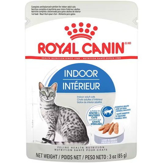 ROYAL CANIN Indoor Loaf in Gravy - Karma Mokra dla Kotów Domowych 12x85g