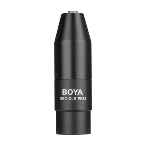 BOYA adapteris Mini-Jack į XLR Pro, juoda spalva