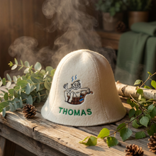 Personalized sauna hat