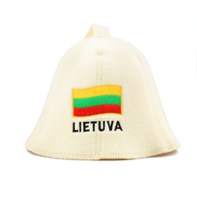 Sauna Hat ‘FLAGS’, 100% Wool