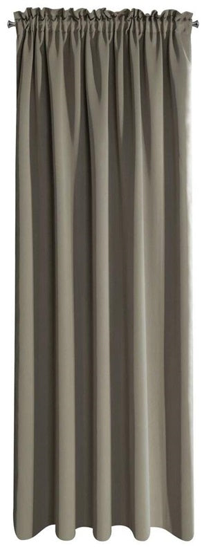 Zasłona Logan Blackout beżowa, taśma 135x270 cm