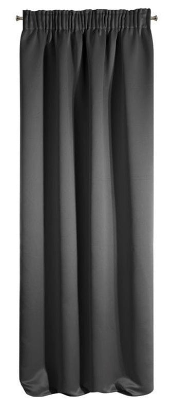 Užuolaida Logan Blackout juoda, juosta 135x270 cm