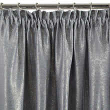 Curtain Ebru Blackout silver, rings 135x270 cm
