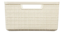 CURVER JUTE storage box, 12 l, cream, 36×28×15 cm