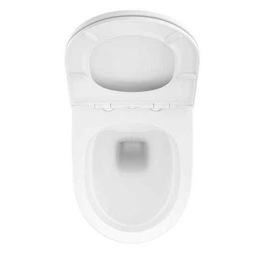 Podwieszana miska WC z deską OPTIMA RIMOFF, 530×440 mm