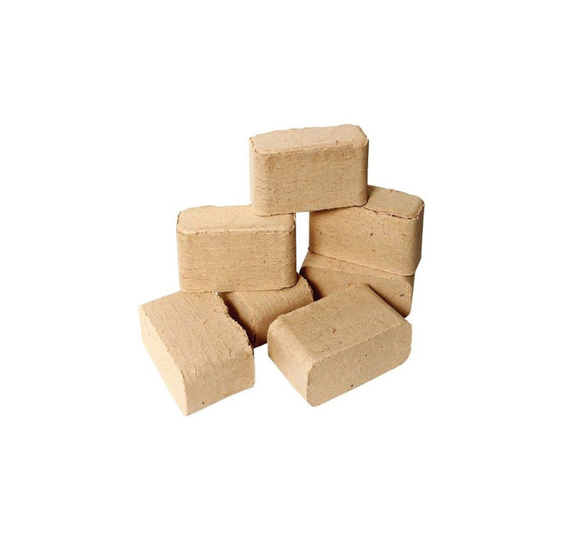 Mixed wood sawdust briquettes, 9.8/10 kg