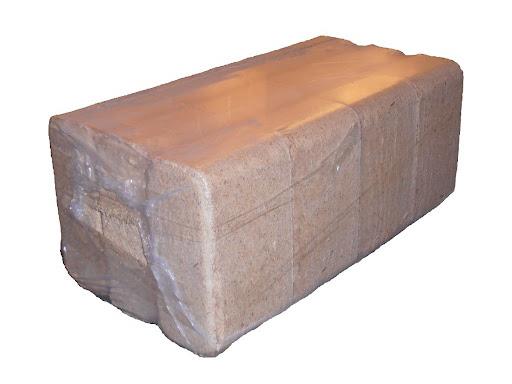 Brykiety z trocin z drewna mieszanego, 9.8/10 kg