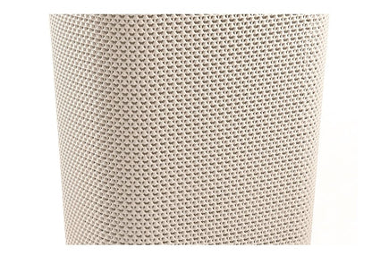 Skalbinių dėžė DROP 52 l, kreminė, 45x37x57 cm
