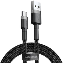 Kabelis BASEUS USB TypeA M, USB TypeC M, 2m, juodas