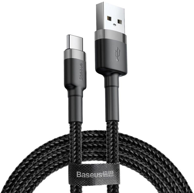 Kabelis BASEUS USB TypeA M, USB TypeC M, 2m, juodas