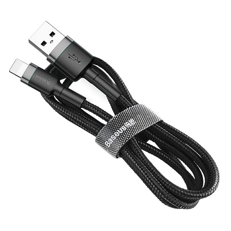 Laidas BASEUS USB TypeA M, Lightning M, 2m juodas CALKLF-CG1