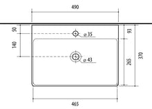 Umywalka RIVA 50C-1, 490×370 mm
