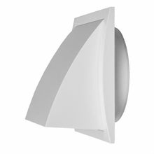 Išorinės ventiliacijos grotelės EUROPLAST ND10FV, baltos