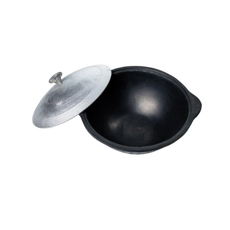 Polished Uzbek kazan TEXAS CLUB, Ø30 cm, 3.5 l