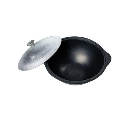 Polished Uzbek kazan TEXAS CLUB, Ø30 cm, 3.5 l