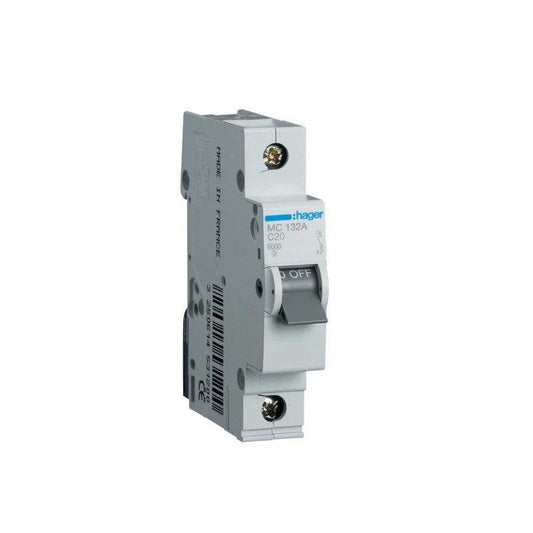 Automatinis jungiklis HAGER 1P C 6kA, 32 A