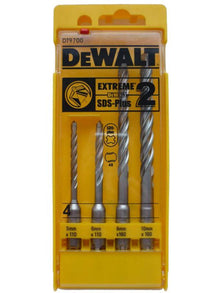 Mūro grąžtų rinkinys DeWalt SDS+ EXTREME,  4 vnt