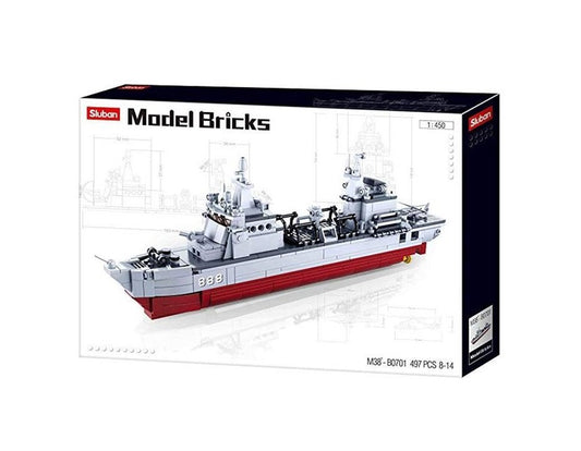SLUBAN building bricks, military ship, M38-B0701