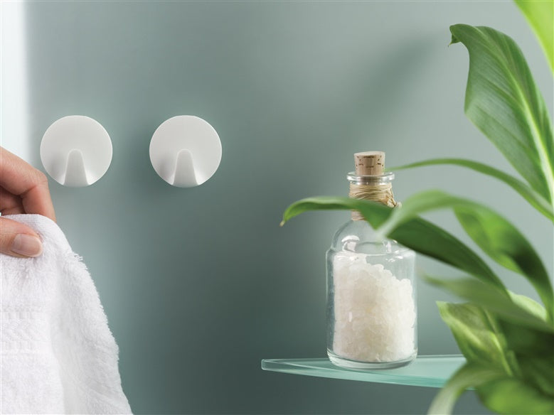 Hooks, round, 57577 3X1kg, white