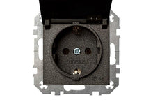 Socket LIREGUS EPSILON, black, IP44