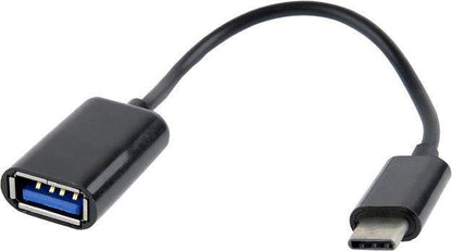 Kabelis GEMBIRD USB Type C M, USB Type A M, 0.2m, juodas