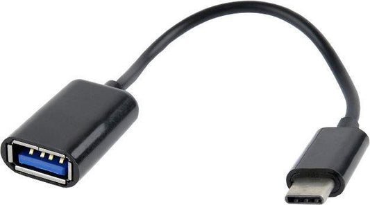 Kabelis GEMBIRD USB Type C M, USB Type A M, 0.2m, juodas