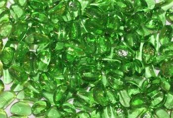 Decorative stones, 10-20mm, green, 1.5 kg