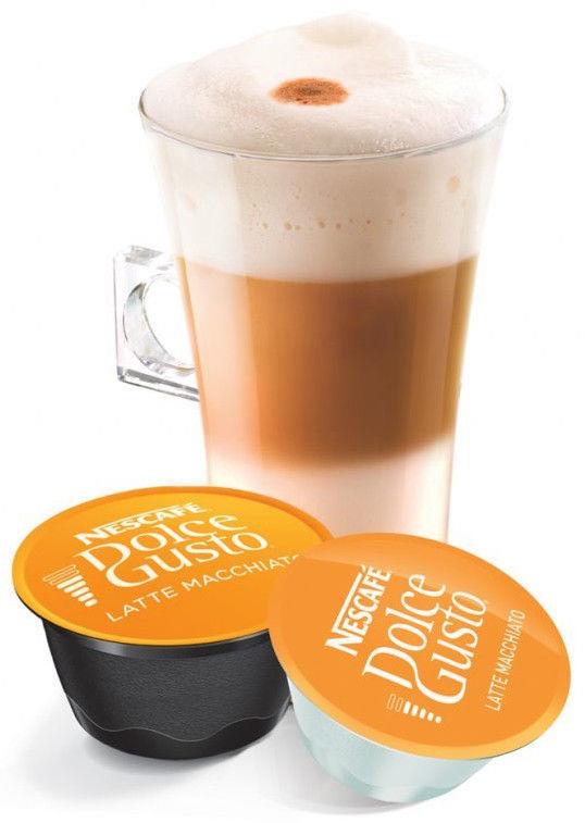 Kapsułki kawy DOLCE GUSTO LATTE MACCHIATO CARAMEL, 8+8 szt.