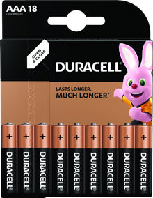 Elementai DURACELL AAA/LR03, 1,5V, 18 vnt.