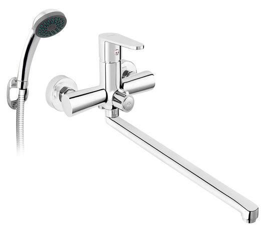 Bathtub faucet with long spout and shower set CORDOBA BCD55A