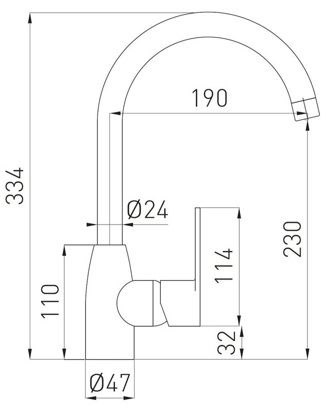 Kitchen mixer Cordoba BCD4