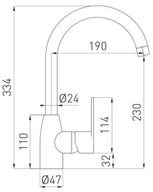 Virtuvinis maišytuvas Cordoba BCD4