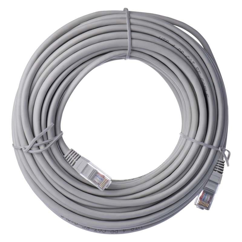 Kabel EMOS RJ-45 M, RJ-45 M, 15m, szary S9127