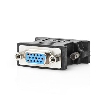 Adapter NEDIS DVI M, VGA F, czarny CCGB32902BK