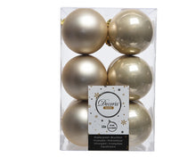Plastikowe bombki choinkowe DECORIS 021845, 6 cm, 12 szt.