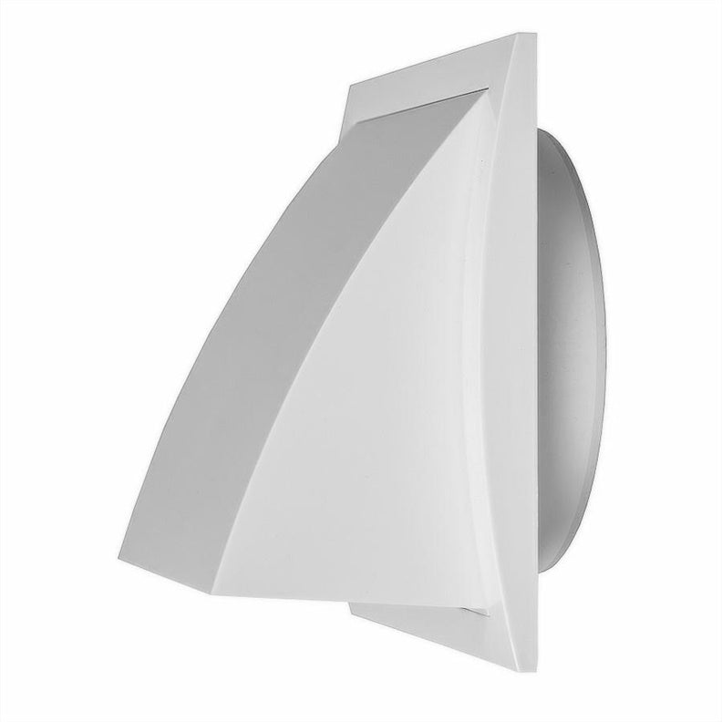 Išorinės ventiliacijos grotelės EUROPLAST ND12FV, baltos