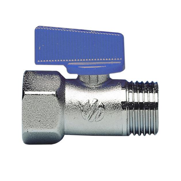 Zawór A2207, 1/2" gwint wewn./zewn., niebieska rączka