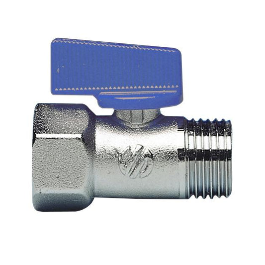 Zawór A2207, 1/2" gwint wewn./zewn., niebieska rączka