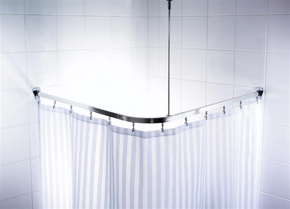Ridder 52000 Shower Curtain Rod, 90 x 90 cm